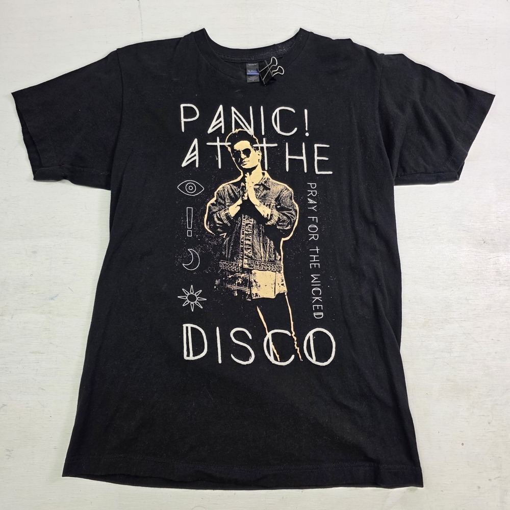 2019 Panic at the Disco Pray for the Wicked Tour T-Shirt Mens Sz M Brendon Urie